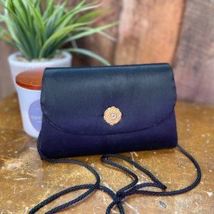 Black Satin Clutch